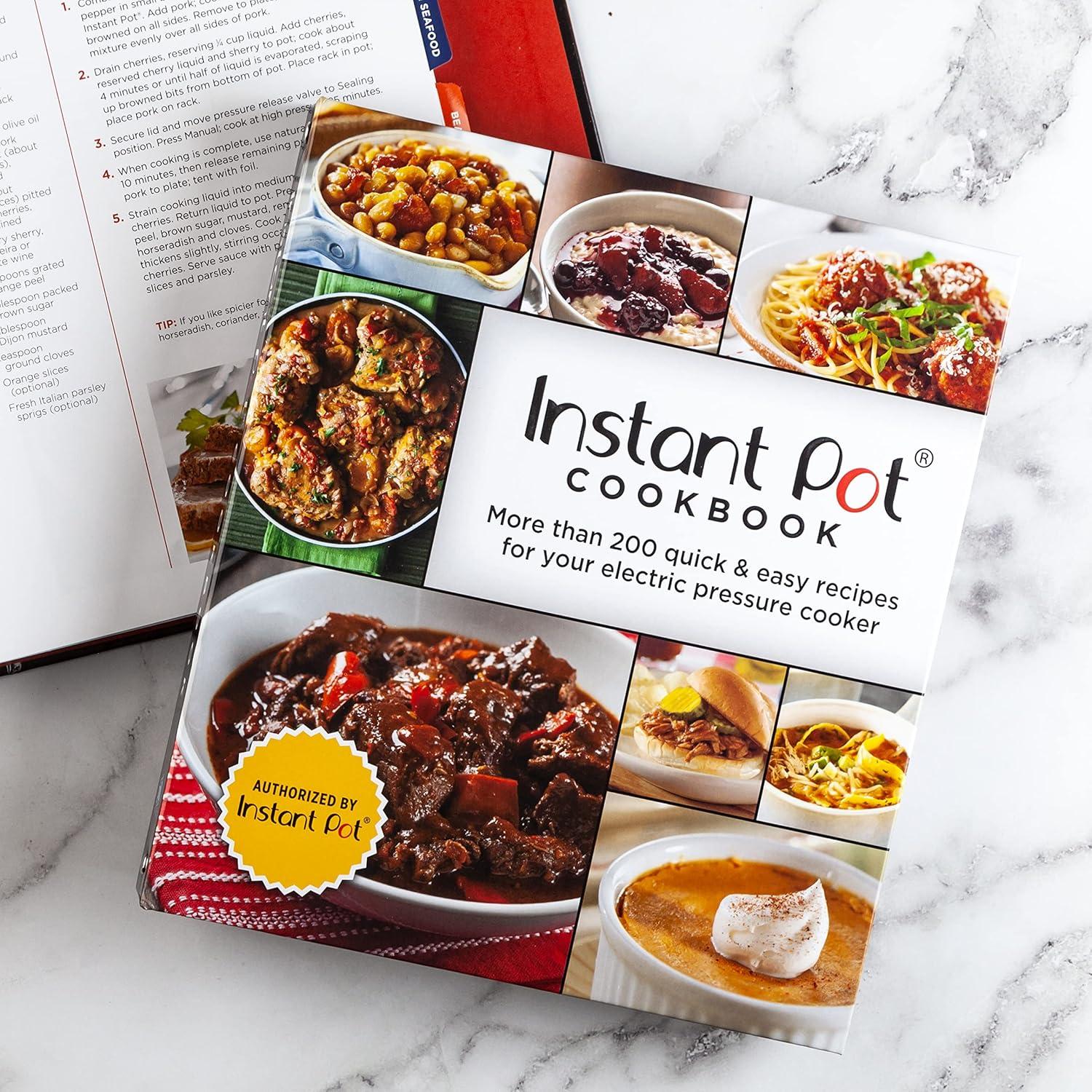 imageInstant Pot Cookbook More Than 200 Quick ampamp Easy Recipes for Your Electric Pressure Cooker 3Ring Binder