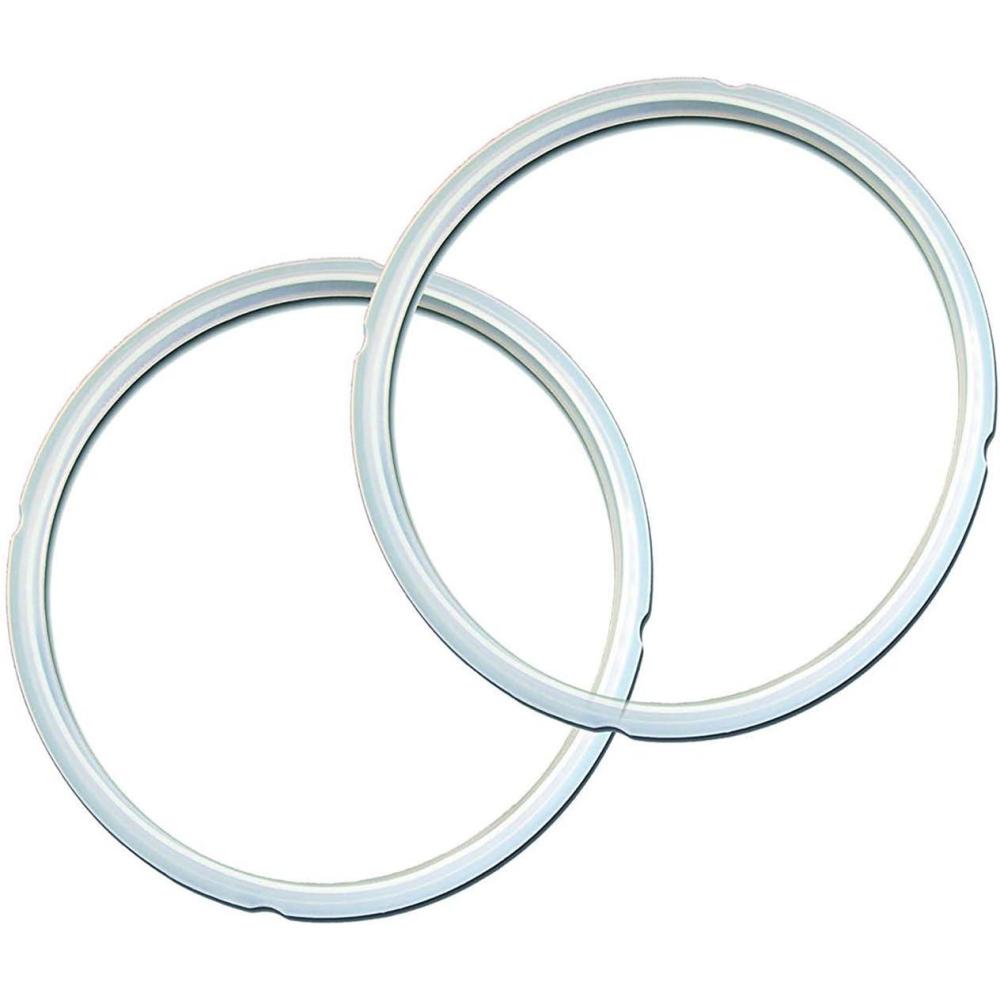 imageInstant Pot 2Pack Sealing Ring 5 ampamp 6Qt Inner Pot Seal Ring Electric Pressure Cooker Accessories NonToxic BPAFree Replacement Parts ClearClear