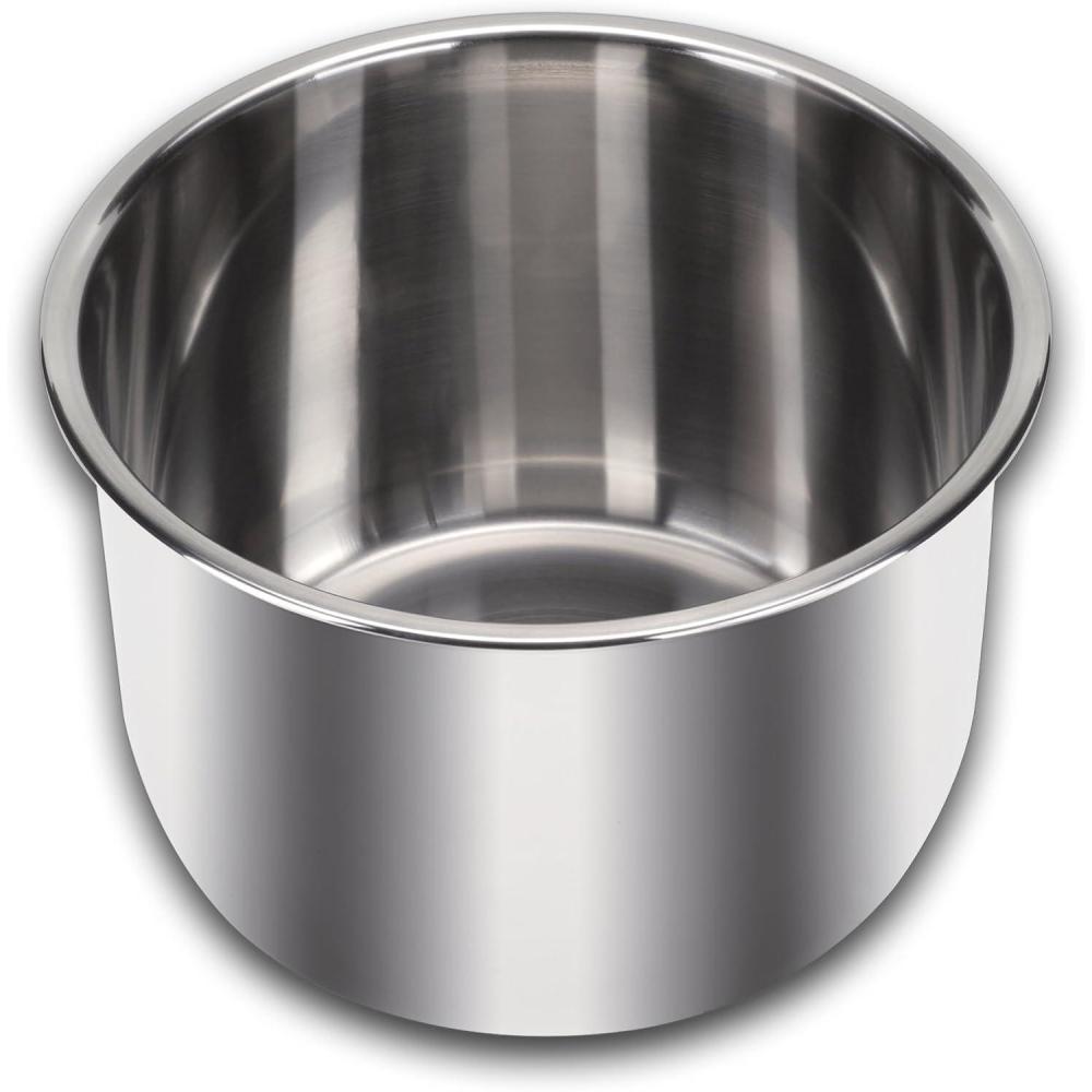 imageInstant Pot Stainless Steel Inner Cooking Pot 6Qt Polished Surface Rice Cooker