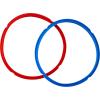 Instant Pot 2-Pack Sealing Ring 5 & 6-Qt, Inner Pot Seal Ring, Electric Pressure Cooker Accessories, Non-Toxic, BPA-Free, Replacement Parts, Clear(Red/Blue)