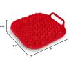 Instant Pot Accessory Official Air Fryer Silicone Tray, One Size, Red – Reusable, Non-Stick, Heat Resistant, Food-Grade Silicone, Dishwasher Safe, Ideal for Crispy Chips, Fries, Wings, Toast, and More