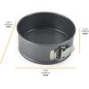 Instant Pot Official 7.5-Inch Nonstick Leakproof Springform Pan with Removable Bottom for Cheesecake, Cakes, Lasagna, Casseroles, and More – Heavy-Duty, Professional Grade, Oven Safe to 450°F (Gray)(Springform Pan)