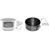 Instant Pot Official 7.5-Inch Nonstick Leakproof Springform Pan with Removable Bottom for Cheesecake, Cakes, Lasagna, Casseroles, and More – Heavy-Duty, Professional Grade, Oven Safe to 450°F (Gray)(Springform Pan)