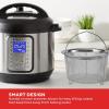 Instant Pot Official Mesh Steamer Basket Set, Stainless Steel, Dual-Purpose Steamer & Strainer, Easy-Lift Handle, Dishwasher Safe, Rust-Resistant, Essential Accessory for Healthy Cooking