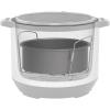 Instant Pot Official Round Cake Pan, 7.7-Inch, Gray – Nonstick, Heavy-Duty, Oven Safe, Ideal for Baking, Cooking, Storing – Compatible with 6-Quart & 8-Quart Cookers, Vortex Air Fryer, Duo Crisp(7.7-Inch)