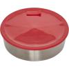 Instant Pot Official Round Nonstick Cook/Bake Pan with Lid & Removable Divider, Multi-Purpose, Heavy-Duty, Dishwasher Safe, Oven Safe, 7″, 32 oz, Red, Compatible with 6-Quart and 8-Quart Cookers