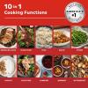 Instant Pot Pro Plus Wi-Fi Smart 10-in-1, Pressure Cooker, Slow Cooker, Rice Cooker, Steamer, Sauté Pan, Yogurt Maker, Warmer, Canning Pot, Sous Vide, Includes App with Over 800 Recipes, 6 Quart(Black)