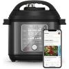 Instant Pot Pro Plus Wi-Fi Smart 10-in-1, Pressure Cooker, Slow Cooker, Rice Cooker, Steamer, Sauté Pan, Yogurt Maker, Warmer, Canning Pot, Sous Vide, Includes App with Over 800 Recipes, 6 Quart(Black)