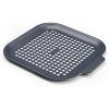 Instant Vortex Official Nonstick Perforated Pizza Pan, Gray – Smart Design for Delicious Crispy Crust Pizza, Compatible with 6 & 10-Quart Air Fryers and Ovens, Easy Transport with Ridged Handles(Pizza Pan)