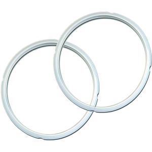 Instant Pot 2-Pack Sealing Ring 5 & 6-Qt, Inner Pot Seal Ring, Electric Pressure Cooker Accessories, Non-Toxic, BPA-Free, Replacement Parts, Clear(Clear)