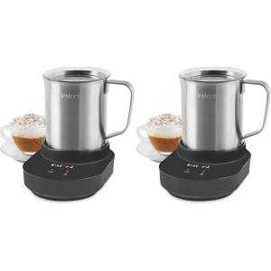 Instant Pot Instant MagicFroth 9-in-1 Electric Milk Steamer and Frother, 17oz Stainless Steel Pitcher, Hot and Cold Foam Maker and Milk Warmer for Lattes, Cappuccinos, Macchiato(Standard (Pack of 2))