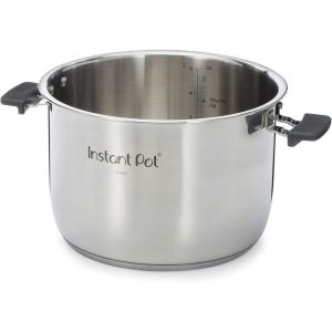 Instant Pot Stainless Steel Inner Cooking Pot with Handles, 6-Qt, Polished Surface, Use with 6-Qt Duo Evo, Pro & ProPlus(Stainless Steel)