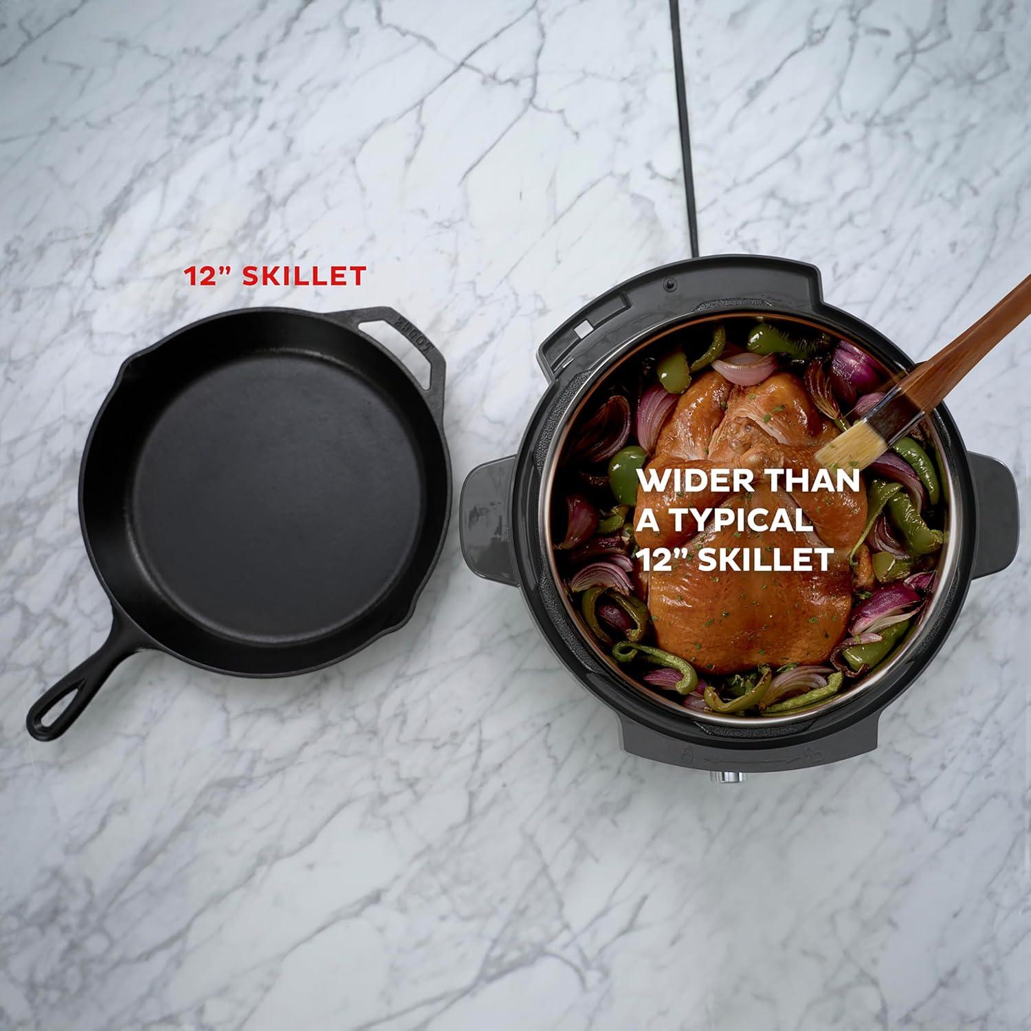 imageInstant Pot Vortex Plus 6QT ClearCook Air Fryer Clear Windows Custom Program Options 6in1 Functions Crisps Broils Roasts Dehydrates Bakes Reheats from the Makers of Instant Pot BlackVortex Plus