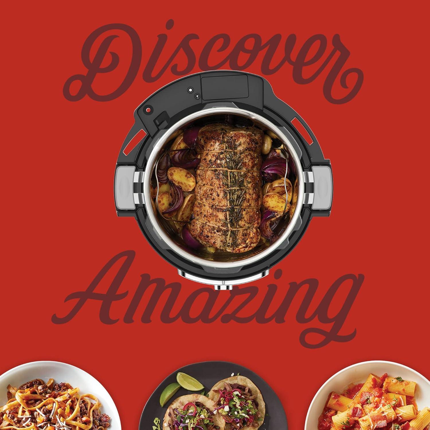 imageInstant Pot Vortex Plus XL 8QT ClearCook Air Fryer Clear Windows Custom Programming 8in1 Functions that Crisps Broils Roasts Dehydrates Bakes Reheats from the Makers of Instant Pot BlackBlack