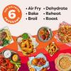 Instant Pot 4Qt VORTEX 6-in-1 Mini Air Fryer, Custom Program Options, Air Fry, Broil, Roast, Dehydrate, Bake, Reheat, Sea Salt, 4 Quarts(Black)