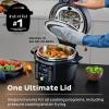 Instant Pot 6.5 Quart Duo Crisp Ultimate Lid with WIFI, 13-in-1 Air Fryer and Pressure Cooker Combo, Sauté, Slow Cook, Bake, Steam, Warm, Roast, Dehydrate, Sous Vide, & More, Includes App with Recipes(Non-Wi-fi)