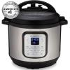 Instant Pot Duo Crisp 11-in-1 Air Fryer and Electric Pressure Cooker Combo with Multicooker Lids that Fries, Steams, Slow Cooks, Dehydrates,Free App With Over 800 Recipes, Black/Stainless Steel, 8QT