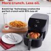 Instant Pot Vortex Plus 6QT ClearCook Air Fryer, Clear Windows, Custom Program Options, 6-in-1 Functions, Crisps, Broils, Roasts, Dehydrates, Bakes, Reheats, from the Makers of Instant Pot, Black(Slim)