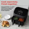 Instant Pot Vortex Plus 6QT ClearCook Air Fryer, Clear Windows, Custom Program Options, 6-in-1 Functions, Crisps, Broils, Roasts, Dehydrates, Bakes, Reheats, from the Makers of Instant Pot, Black(Dual Basket)