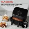 Instant Pot Vortex Plus 6QT ClearCook Air Fryer, Clear Windows, Custom Program Options, 6-in-1 Functions, Crisps, Broils, Roasts, Dehydrates, Bakes, Reheats, from the Makers of Instant Pot, Black(Dual Basket)