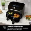 Instant Pot Vortex Plus XL 8QT ClearCook Air Fryer, Clear Windows, Custom Programming, 8-in-1 Functions that Crisps, Broils, Roasts, Dehydrates, Bakes, Reheats, from the Makers of Instant Pot, Black(Black)