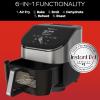 Instant Pot Vortex Plus XL 8QT ClearCook Air Fryer, Clear Windows, Custom Programming, 8-in-1 Functions that Crisps, Broils, Roasts, Dehydrates, Bakes, Reheats, from the Makers of Instant Pot, Black(Vortex Plus)