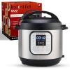 Instant Pot Duo 7-in-1 Mini Electric Pressure Cooker, Slow Rice Cooker, Steamer, Sauté, Yogurt Maker, Warmer & Sterilizer, Includes Free App with over 1900 Recipes, Stainless Steel, 3 Quart(8 Quarts)