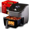 Instant Pot Vortex Plus 6QT ClearCook Air Fryer, Clear Windows, Custom Program Options, 6-in-1 Functions, Crisps, Broils, Roasts, Dehydrates, Bakes, Reheats, from the Makers of Instant Pot, Black(Vortex Plus)