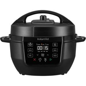 Instant Pot 4QT RIO Mini 7-in-1 Multi-Cooker, Pressure Cooker, Slow cook, Sauté, Steam, Rice Maker, Yogurt, & Warmer, Black, 4 Quarts(Black)