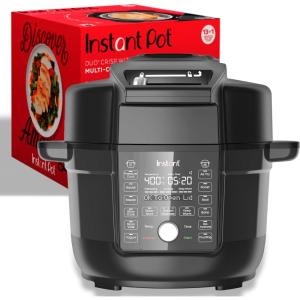 Instant Pot 6.5 Quart Duo Crisp Ultimate Lid with WIFI, 13-in-1 Air Fryer and Pressure Cooker Combo, Sauté, Slow Cook, Bake, Steam, Warm, Roast, Dehydrate, Sous Vide, & More, Includes App with Recipes(Non-Wi-fi)