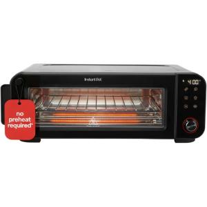 Instant Pot No Preheat Required* 4-Slice Air Fryer Toaster Oven with InstantHeat Technology, 7-in-1, Air Fry, Bake, Toast, Roast, Broil, Warm, and Make Pizza(Pizza and Toaster Oven)