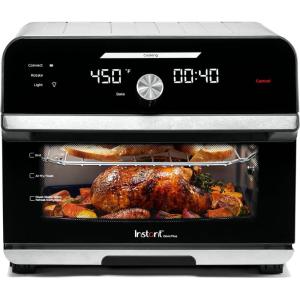 Instant Pot Omni Plus 19QT/18L Toaster Oven Air Fryer, 10-in-1 Functions, Fits 12″ Pizza, Crisp, Broil, Bake, Roast, Toast, Warm, Convection, 100+ In-App Recipes, from the Makers of Instant Pot, Black(Plus)