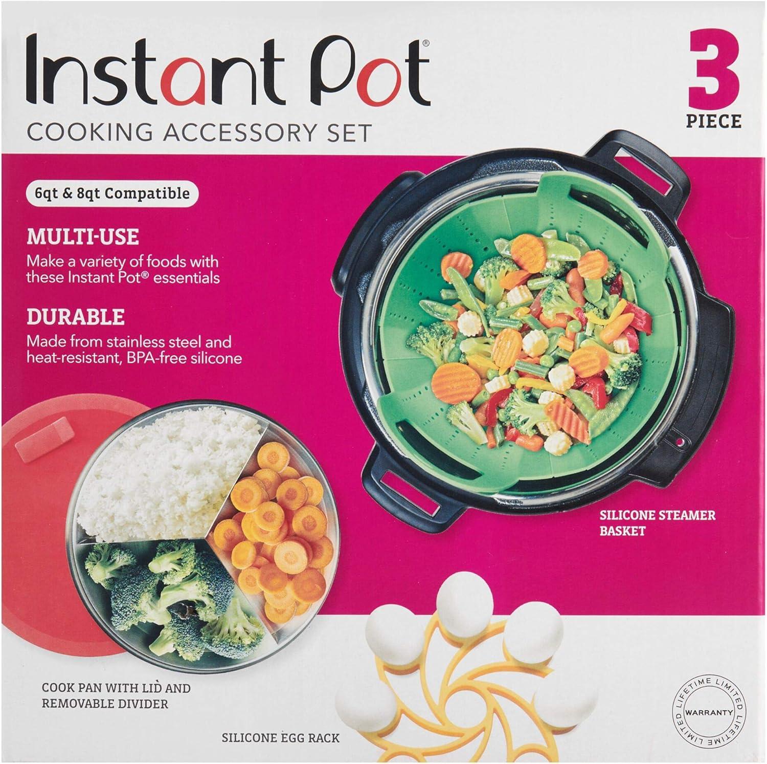 image:imageInstant Pot Official 4Piece Nonstick Cooking Set Versatile MultiUse Dishwasher Safe Oven Safe and Excellent for Desserts Meals and SnacksAssorted