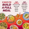 Instant Pot Dual Action 8‑in‑1 Multi-Cooker with Serve Together™ Smart Timing, 4Qt Pressure Cooker & 2Qt Rice Cooker, Cook Mains & Sides Together, Fast Cooking, PFAS-Free Pot*, Sauté, Slow Cook & More