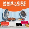 Instant Pot Dual Action 8‑in‑1 Multi-Cooker with Serve Together™ Smart Timing, 4Qt Pressure Cooker & 2Qt Rice Cooker, Cook Mains & Sides Together, Fast Cooking, PFAS-Free Pot*, Sauté, Slow Cook & More