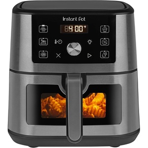 Instant Pot 4QT VORTEX 6-in-1 Mini Air Fryer, Air fry, Bake, Roast, Broil, Dehydrate or Reheat, Stainless Steel, 4 Quarts
